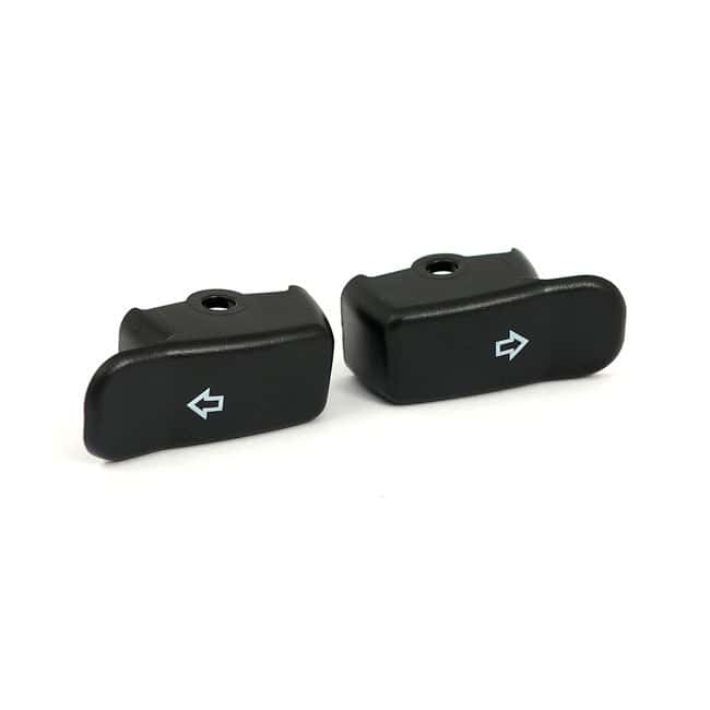 Turn signal switch extender cap set fits: > 11-22 softail, 12-17dyna; 14-22 xl 1 Turn signal switch extender cap set fits: > 11-22 softail