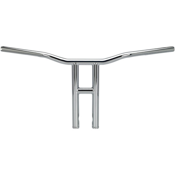 Tyson handlebar - dimpled black or chrome 14 inch rise