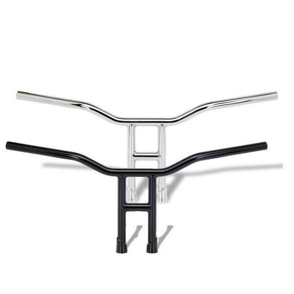 Tyson handlebar - dimpled black or chrome fits:> 82-20 h-d