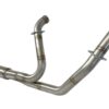 V performance header pipe kit no cat raw 2