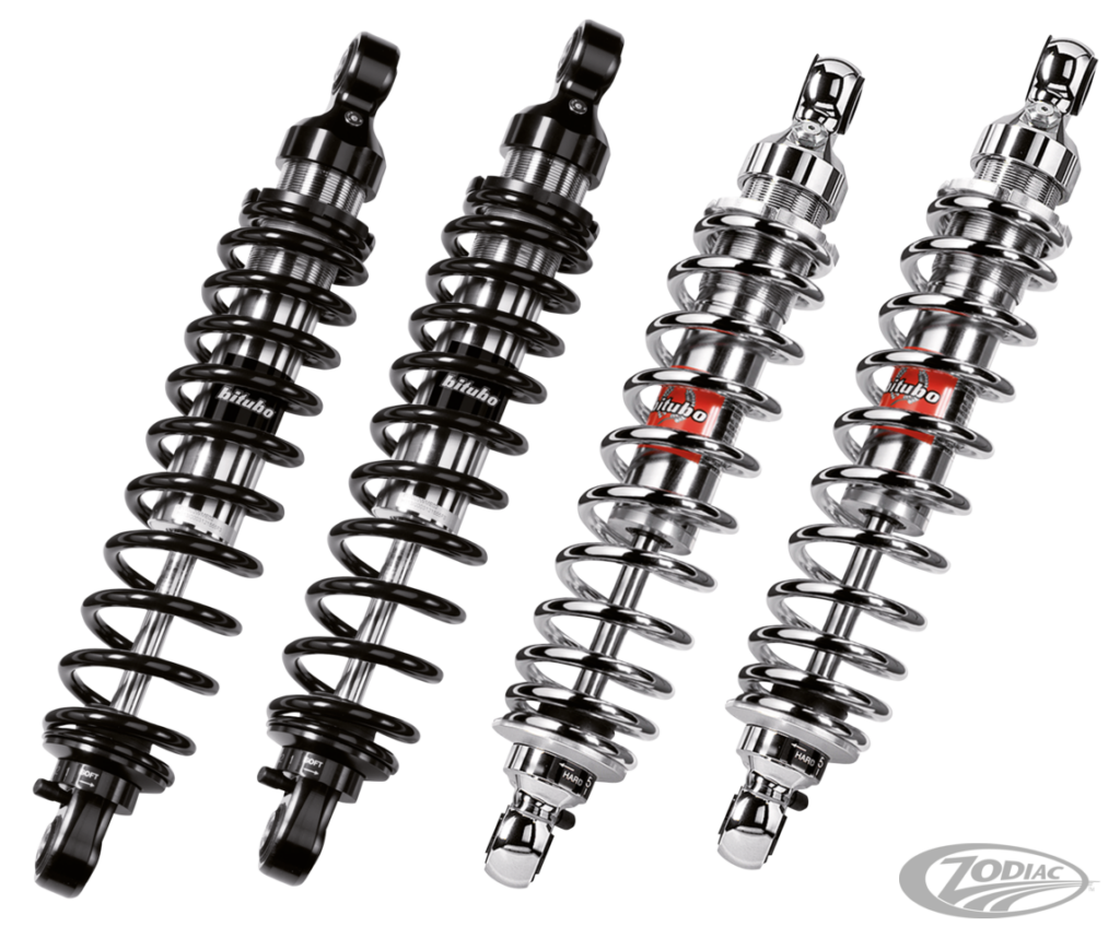 WME series black or chrome shocks Fits: >  All FLH & FLT series 1980 to present