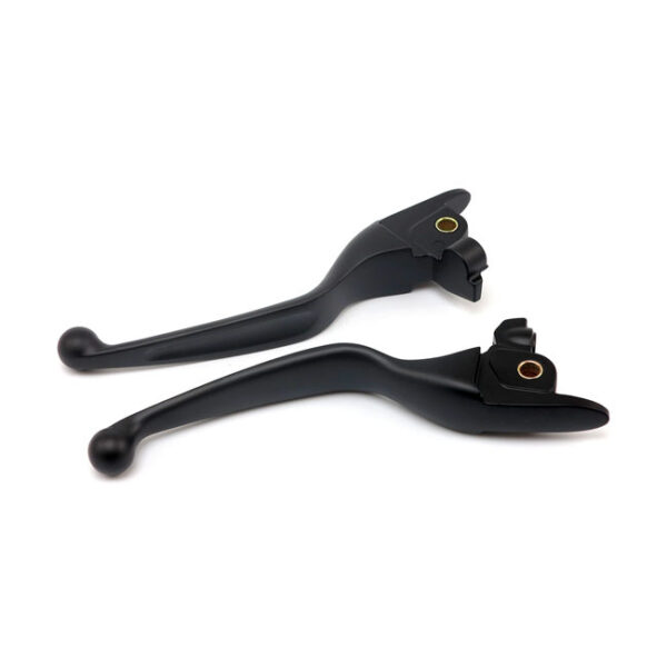 Wide blade handlebar levers black or chrome fits: > 17-20 touring