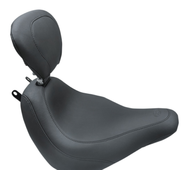 Wide tripper™ solo seat with backrest fits:> softail 18-22