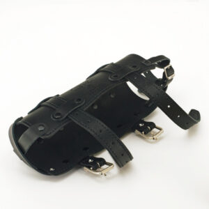 bags Black Texas Leather drink can holder only