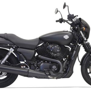 black Round Can Muffler -HD Street  500/750