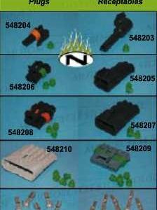 cable delphi injection plugs and receptables Delphi injection plugs and receptables 1-5 pins