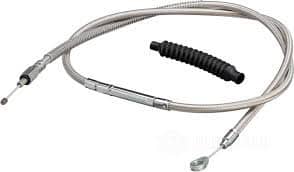 clutch cable Braided Clear Coat  Fits:> 2015-2017 Softail and 2008-up Touring