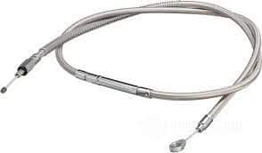 clutch cable Braided Clear Coated Fits:> 2006-2017 Dyna