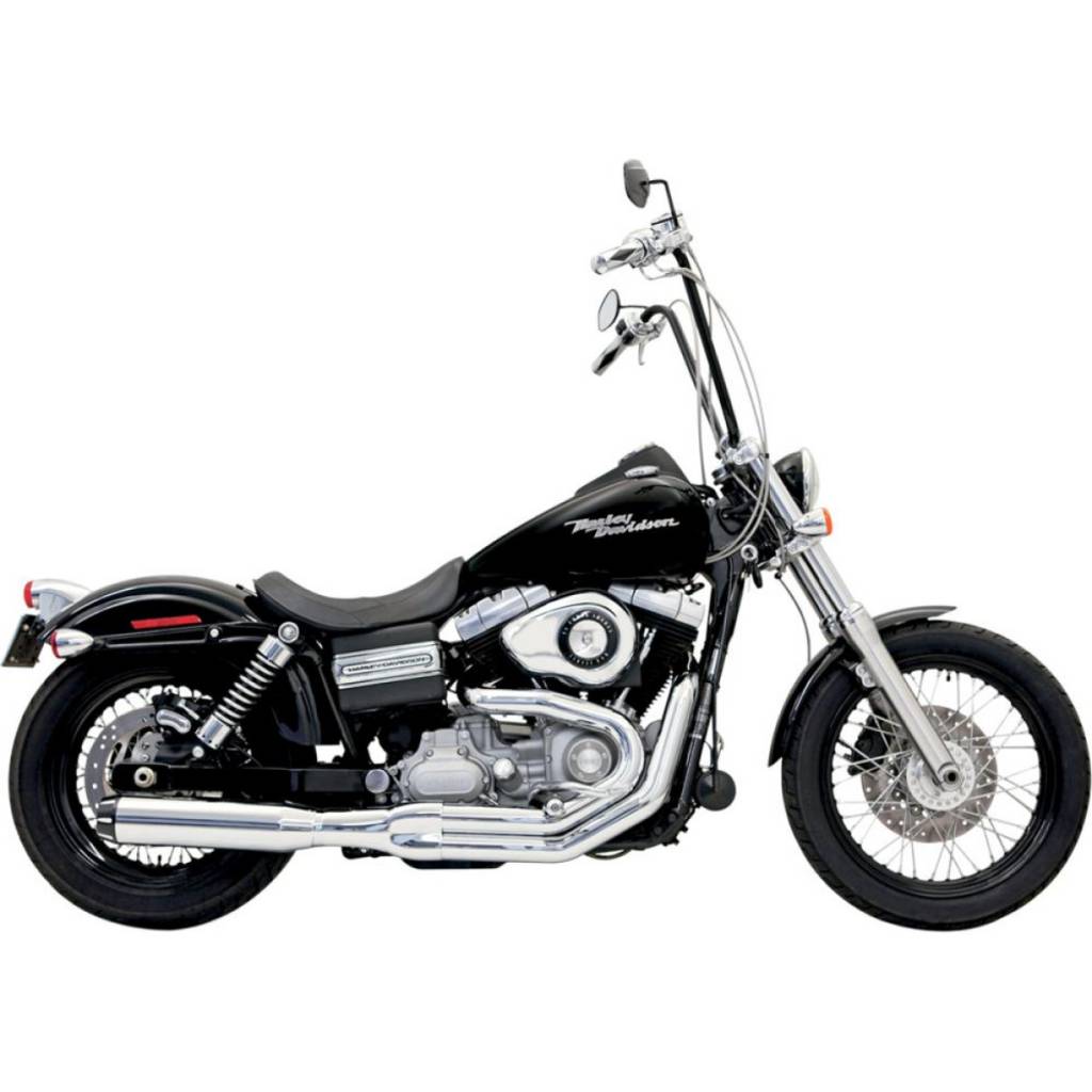 exhaust 2-1 B1 Road Rage II 91-11Dyna Black/Chrome