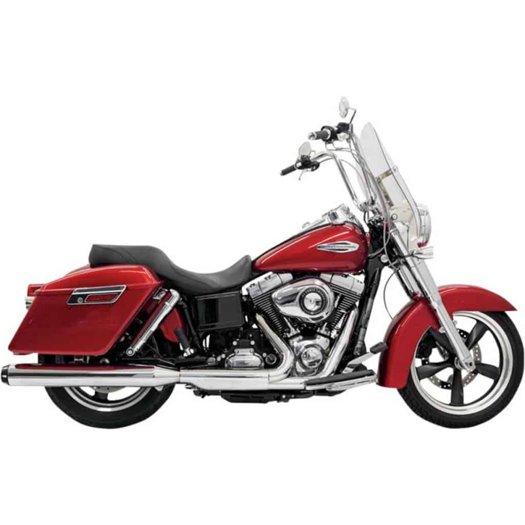 Exhaust 4 inch slip-on quick change mufflers chrome - fits:> 12-16 fld 1 Exhaust 4 inch slip-on quick change mufflers chrome - fits:> 12-16 fld