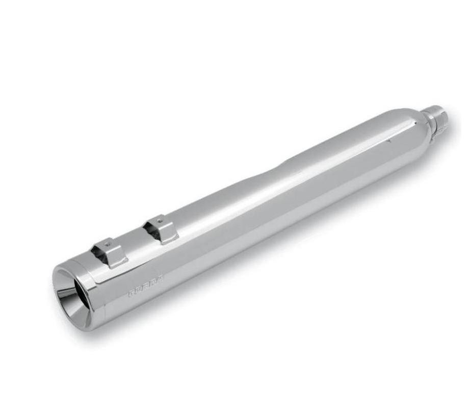 exhaust 4 inch slip-on mufflers chrome; for 2010 FLHX or FLTRX Touring