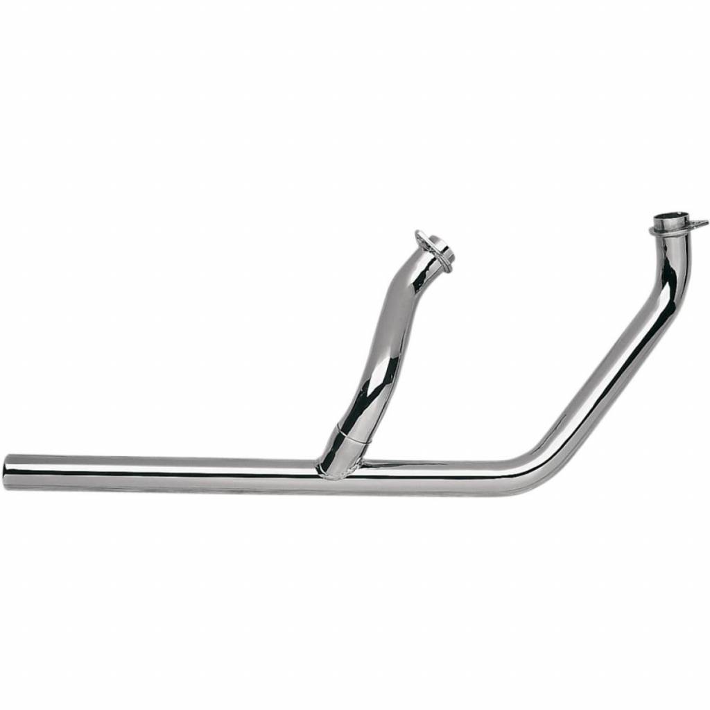 exhaust Chrome 2 into 1 Header  Fits: > 70-84 FL Shovel