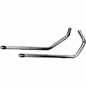 exhaust Chrome 40 inch slash cut drag pipes  Fits: > 86-03 XL with rigid frame