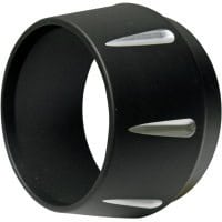 exhaust ENDCAP FLUTE BLACK SHORT Road Rage 2-into-1 systems