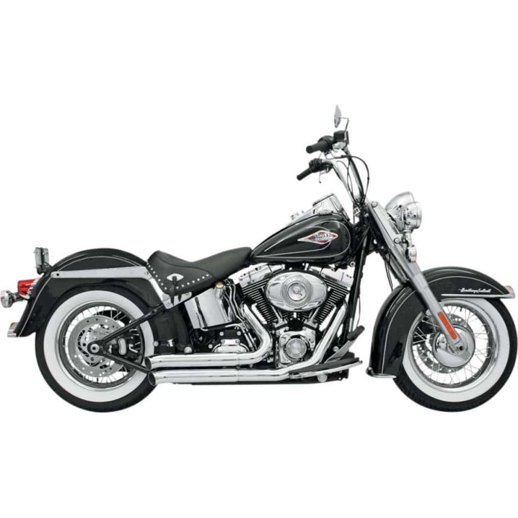 Exhaust firepower firesweep 86-15 softail - chrome/black 1 Exhaust firepower firesweep 86-15 softail - chrome/black