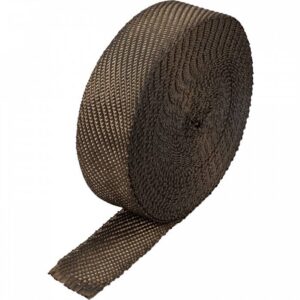 exhaust Header Fiberglass Heat Wrap Tape – Titanium Fits: > universal