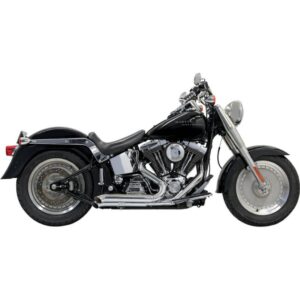 exhaust Pro-Street Turn Out Chrome/Black - Softail86-15