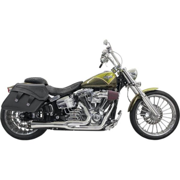 Exhaust road rage 2-into-1 system breakout chrome/black