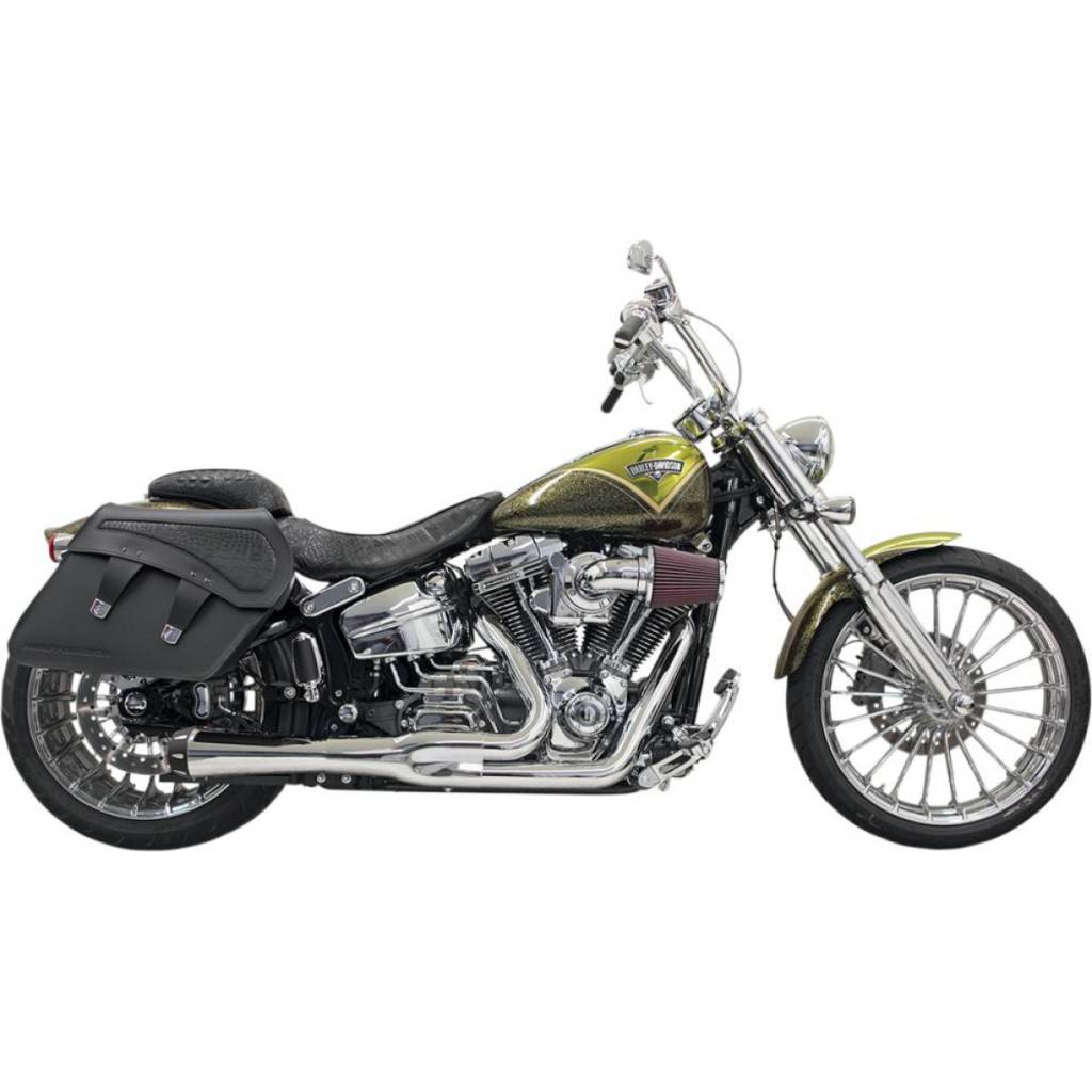 exhaust Road Rage 2-into-1 system Breakout Chrome/Black