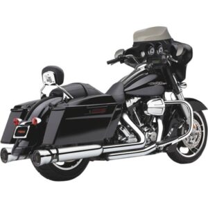 exhaust Slip-On Muffler Race-Pro Chrome for 95-16 FLHT/ FLHR/ FLHX/ FLTR