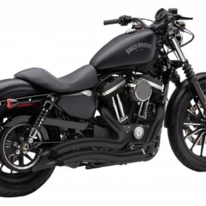 exhaust Speedster Black Short Swept Full : 14-16 Sportster XL