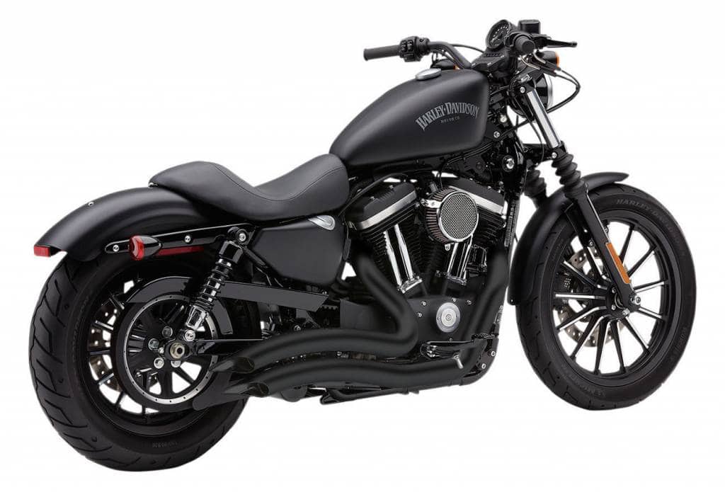 Exhaust speedster black short swept full : 14-16 sportster xl 1 Exhaust speedster black short swept full : 14-16 sportster xl