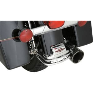 fender rear rail Black or Chrome - 80-08 FLT FLH