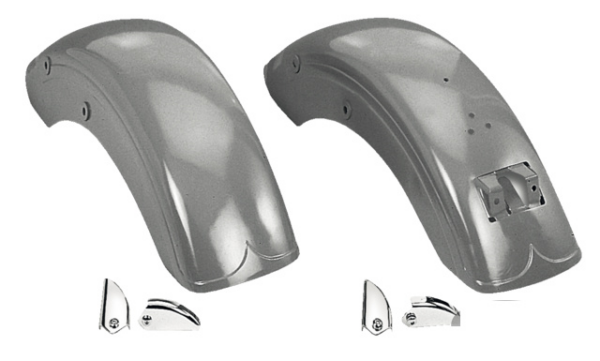 Fender rear steel inch short  fits: > 86-99 flst/fxst softail