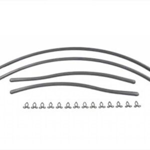 fender rear trim set with a stainless steel finish Fits: > EL 1939-1940