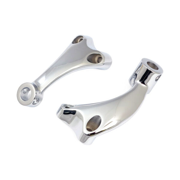 Forward control footpeg support set chrome fits: > 04-21 xl