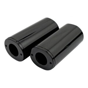 front fork suspension upper slider - black
