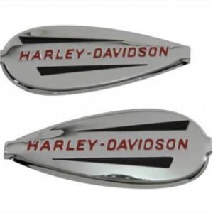 gas tank Chrome with red lettering Fits: > 1940-1946 gas tanks