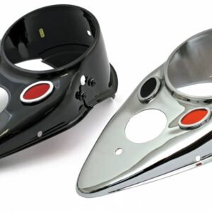 gas tank dash cover Cateye - black or Chrome