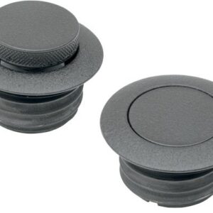 gas tank gas cap - pop-up - black wrinkle for ALL 84-2014 MODELS