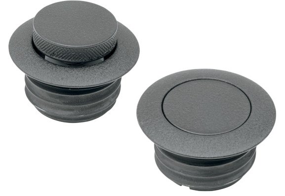 Gas tank gas cap - pop-up - black wrinkle for all 84-2014 models 1 Gas tank gas cap - pop-up - black wrinkle for all 84-2014 models