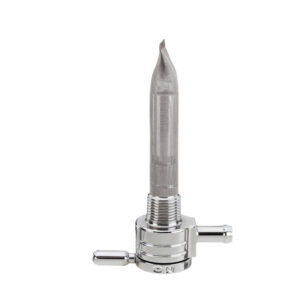 gas tank petcock 3/8npt Chrome Fits: > 66-74 FL