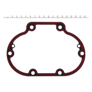 gasket steel base silicone Fits: > 06-17 Dyna; 07-23 Softail