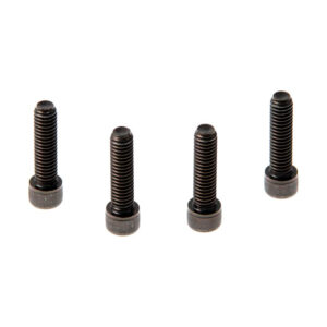 handlebar clamp bolt set. Black  Black zinc plated steel for the true Black-Out look.