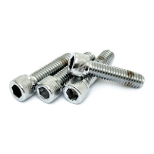 handlebar clamp bolt set. chrome 5/16-18 X 1 1/2