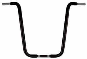 handlebars Beefy ape hanger - Black Fits: > all H-D 1 inch handlebar riserclamp