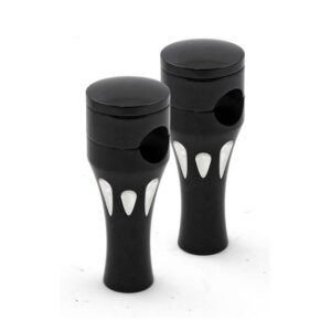 handlebars risers aluminum Black