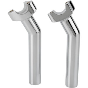 handlebars risers forced aluminum Black or Chrome - 16