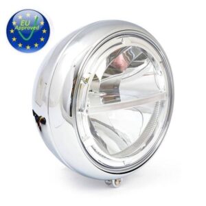 headlight LED 7 inch Chrome