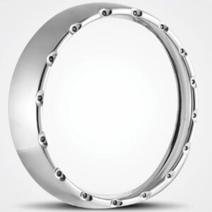 headlight LED halo headlamp ring Chrome Fits: > 1994-2013 FLHR ; 1997-2013 FLT