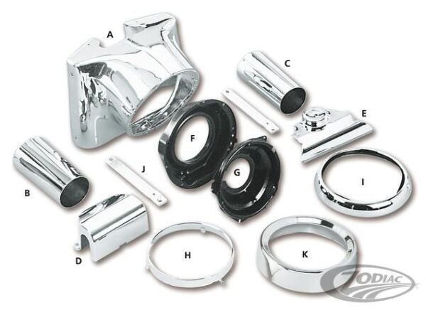 Headlight housing conversion kit