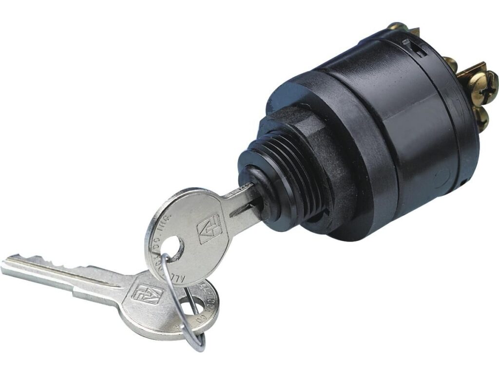 ignition Switch Black off-run-start Fits: > Universal