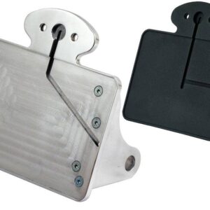 license plate bracket kit Polished or Black: size 143x210mm