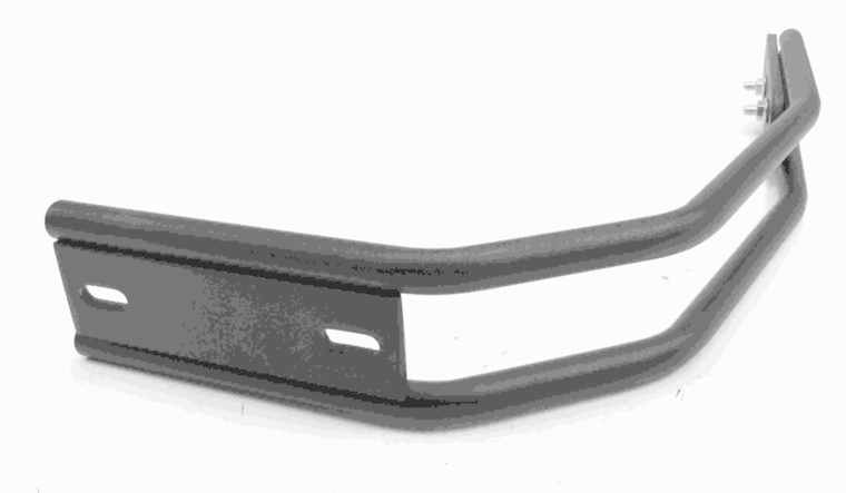 license plate holder axle mount - black Fits: > universal