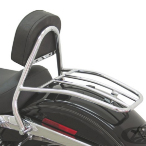 luggage rack with integrated driver sissy bar