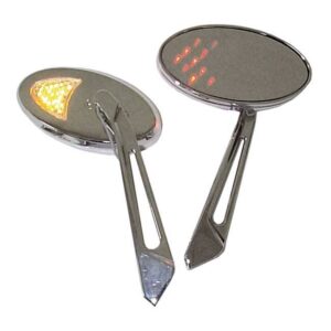 mirror led turnsignal mirror set - Chrome